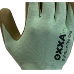 MJ152050_Manusi de protectie OXXA E-Nature-Top-Grip 52-050, suport poliester reciclat, imersie de cauciuc poros pe palma, aderenta si dexteritate maxima, protectie mecanica si termica 100°C_dos_palma