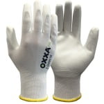 MJ152100_Manusi de protectie OXXA E-Green-W 52-100, suport poliester reciclat, imersie de poliuretan moale, pentru aplicatii de precizie, simt tactil, protectie mecanica si termica 100°C_3