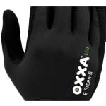 MJ152110_Manusi de protectie OXXA E-Green-B 52-110, suport poliester reciclat, imersie de poliuretan moale, pentru aplicatii de precizie, simt tactil, protectie mecanica si termica 100°C_dos_palma