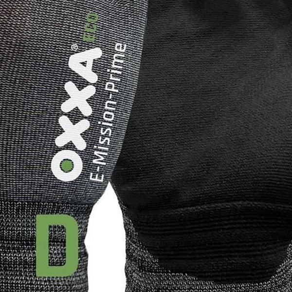 Manusi de protectie anti-taiere, nivel D, E-Mission-Prime Cut D 52-720, suport din fibre reciclate, imersate in spuma de nitril, aderenta in medii uscate, ude, uleioase, protectie termica 100°C, compatibile cu dispozitive touchscreen