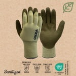 MJ152800_Manusi de protectie captusite, OXXA E-Nature-Thermo 52-800, protectie temperaturi scazute, taiere B si termica 200°C, imersie de latex poros pe palma, aderenta ridicata_standard