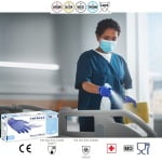 R76_Manusi de nitril Soft, de unica folosinta, nepudrate, albastre, 0.07 mm, Reflexx 76, certificate pentru folosire in industria alimentara si domeniul medical, 100 buc_cutie_3