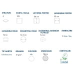 SD401847_Rola medicala alba Papernet 401847, 2 straturi celuloza pura, 50m, 59 cm latime, lungime portie 35 cm, 143 portii_rola, 9 role_bax, pentru domeniul medical, cosmetic_specificatii