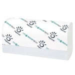 SD411167_Prosoape de hartie pliate V, dizolvabile in apa Dissolvetech, Papernet 411167, albe, 2 straturi, certificate Ecolabel, FSC_pachet