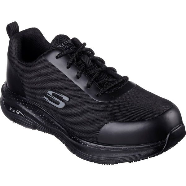 Pantofi de protectie sport, S3 SRC, cu bombeu metalic, protectie anti-intepare, ESD, Skechers Ringstap 200086EC