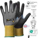 TG8805_Manusi de protectie anti-taiere nivel B, Tegera 8805, imersate in spuma de nitril, intarite intre degetul mare si aratator, pentru manipulari ușoare, protectie termica100°C, certificate Food_1