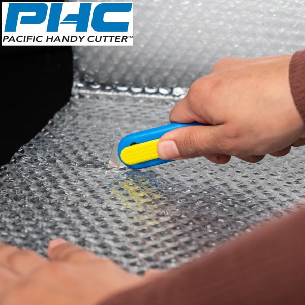 Cutter cu lama din otel-carbon, autoretractabila, VOLO disposable auto-retract safety knife, usor, subtire, rezistent, ergonomic, pentru sarcini de taiere cu volum mare de lucru