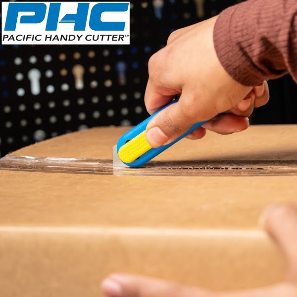 Cutter cu lama din otel-carbon, autoretractabila, VOLO disposable auto-retract safety knife, usor, subtire, rezistent, ergonomic, pentru sarcini de taiere cu volum mare de lucru