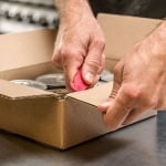 PHC-KCJ-1SSMDX_Cuter detectabil pentru taierea ambalajelor produselor alimentare, Klever Kutter, Metal Detectable, certificat Food Contact_ cutie cu 1 strat_1