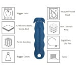 PHC-KCJ-1SSMDX_Cuter detectabil pentru taierea ambalajelor produselor alimentare, Klever Kutter, Metal Detectable, certificat Food Contact_aplicatii