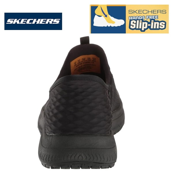 Pantofi ocupationali OB FO SRC, model sport pentru femei SKECHERS SUMMITS SR - ENSLEE, Hands Free Slip-Ins, incaltare rapida, usori si confortabili, EN ISO 20347:2012
