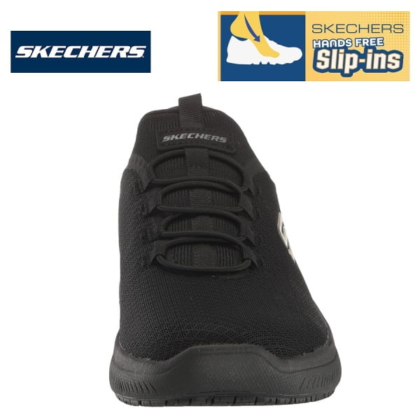 Pantofi ocupationali OB FO SRC, model sport pentru barbati SKECHERS SUMMITS SR - COLSIN, Hands Free Slip-Ins, incaltare rapida, usori si confortabili, EN ISO 20347:2012
