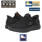 SK200205EC-BLK_Pantofi ocupationali OB FO SRC, model sport pentru barbati SKECHERS SUMMITS SR – COLSIN, Hands Free Slip-Ins, incaltare rapida, usori si confortabili_princ