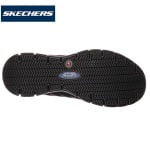 SK76576EC-BLK_Pantofi ocupationali OB E FO, SRC, model sport pentru femei, SKECHERS SURE TRACK – ERATH. negri, din piele neteda moale, talpa usoara, flexibila, care absoarbe socurile_talpa1