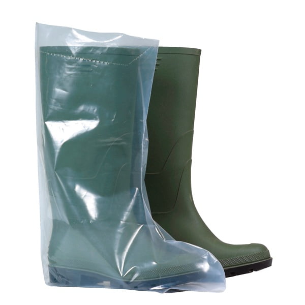 Acoperitor de protectie pentru cizme / ghete, din polietilena, cu partea superioara perforata, grosime 130 microni, 50 buc / pachet
