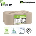 CE40150N_Rola prosop de hartie Autocut, E-Tissue, hartie reciclata, 2 straturi, bej, 150m, 6 role _bax, Celtex Master 40150N_1