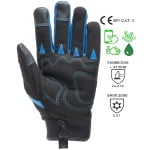 CG1WIDX00_Manusi de protectie pentru iarna sau medii cu temperaturi scazute, EUROWINTER MX100, negru-albastru, captusita, impermeabila, respirabila, functie ecrane tactile_palma