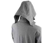 CG5CAM350_Jacheta impermeabila, pentru ploaie si vant sau furtuna, Camello, softshell 2 straturi, gri, impermeabilitate 5000 mm, respirabilitate 2500 gm²24h_gluga_spate