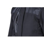 CG5HIB010_Geaca impermeabila, captusita pentru femei Hibari, neagra, softshell, impermeabilitate 5000 mm, respirabilitate 600 gm²24h, Coverguard_piept_buzunar