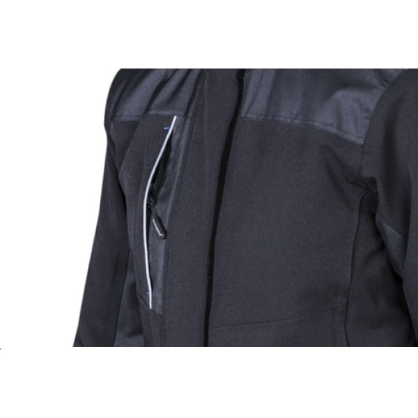 Geaca impermeabila, captusita pentru femei Hibari, neagra, softshell, impermeabilitate 5000 mm, respirabilitate 600 g/m²/24h, Coverguard