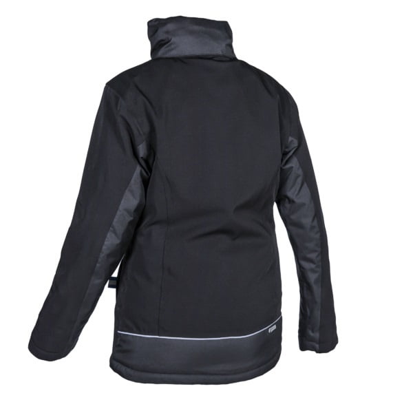 Geaca impermeabila, captusita pentru femei Hibari, neagra, softshell, impermeabilitate 5000 mm, respirabilitate 600 g/m²/24h, Coverguard