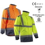 CG5KAP_Jacheta impermeabila HI-Viz, de ploaie si vant, Kazan, benzi reflectorizante impermeabilitate 8000 mm, respirabilitate 5000 g_m²_24h_variante_culoare_2