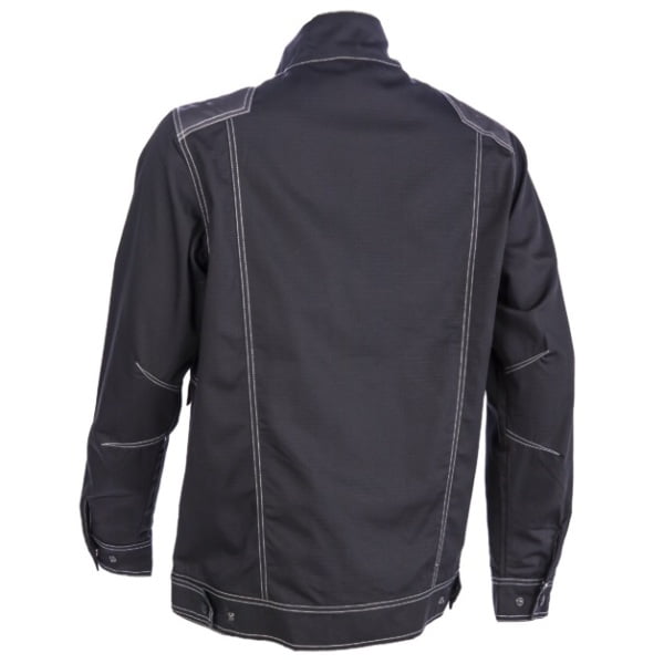 Haina de lucru functionala, Orosi, neagra, cu buzunare multiple, 65% poliester, 35% bumbac – 240/m², material rezistent la uzura, Ripstop, design modern