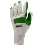 CGMO3840_Manusi de protectie pentru manipulari generale si grele, EUROSTRONG 3840, alb-verde, imersate dublu in latex, intaritura pe palma , degetul mare si aratator si osul pumnului_2