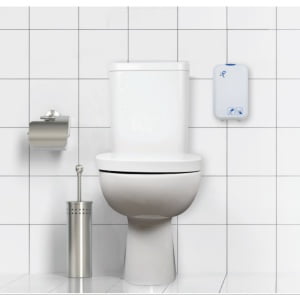 Dozator servetele dezinfectante pentru colac WC LPK 84004, pentru stergerea si dezinfectarea rapida a colacului de toaleta impotriva bacteriilor fungilor si virusilor, LPK 05003