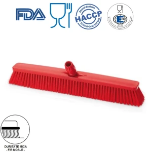 IGX1013RS_Matura inclinata, peri moi, rosie, 60 cm, IGEAX 1013S, pentru impins si maturat, autoclavare la 121 °C, Food Contact, certificata HACCP, FDA