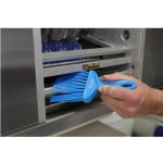 IGX1036BM_Matura de mana, cu maner scurt, peri lungi, duritate medie, albastra, rezistenta la 121°C, margini, adancituri, colturi sau spatii mici, inguste, autoclavare, pentru industria alimentara, HACCP_2