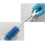 IGX1043B_Perie cilindrica pentru sticle, tuburi, eprubete, diametru 30mm, duritate medie,albastra, rezistenta la 121°C, autoclavare, pentru industria alimentara, certificare HACCP, FDA_2