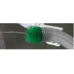 IGX1069GM_Perie tubulara pentru curatarea tevilor lungi, interschimbabila, diametrul Ø100 mm, duritate medie, verde, autoclavare 121 °C, pentru industria alimentara, certificata HACCP_2