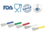 IGX1122_Spaclu cu maner din PP, lama din inox, pentru curatarea reziduurilor si crustelor de pe suprafete, in industria alimentara, 75 mm, 80 °C, HACCP,FDA_2
