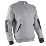 CG5HAT550_Hanorac HATO, gri deschis, moale, comfortabil si rezistent, cu intaritura Oxford pe coate, buzunare cu fermoar, Coverguard_fata