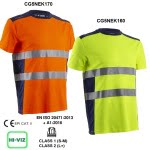 CG5NEK_Tricou cu maneca scurta Hi-Viz, protectie UV, Nekki,anti-UV – UPF35+, benzi reflectorizante, Coverguard_variante