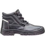 CG9AZUH10-Bocanci de protectie S3, SRC, ESD, AZURITE II, piele integrala neagra, bombeu metalic, talpa anti-alunecare din PU-Coverguard-lateral