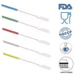 IGX1042_Perie cilindrica pentru sticle, tuburi, eprubete, diametru 20mm, lungime 50cm duritate medie,121°C, autoclavare, industria alimentara, HACCP, FDA