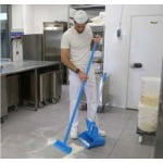 IGX1082B_Faras rabatabil cu maner lung 80 cm, tip lobby pan, IGEAX 1082, albastru, cu capac, rezistent la 121°C autoclavare, industria alimentara, HACCP, FDA-5