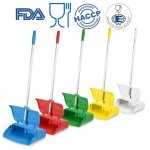 IGX1082_Faras rabatabil cu maner lung 80 cm, tip lobby pan, IGEAX 1082, cu capac, rezistent la 121°C autoclavare, industria alimentara, HACCP, FDA