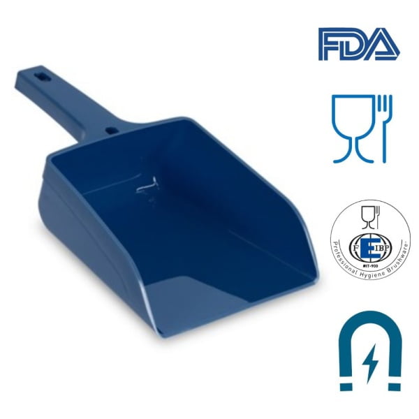 Scafa detectabila, Igeax 1104BD, capacitate 2 litri, maner ergonomic anti-alunecare, pentru colectarea alimentelor solide