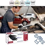 R67-Manusi-nitril de unica folosinta, negre, nepudrate, rezistente grosime 0.11 mm, Reflexx R67, microtexturate, pentru domenii tehnice_3