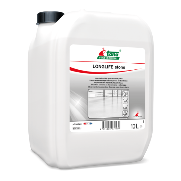 Emulsie pentru protectia si luciul pardoselilor de piatra naturala sau artificiala, Longlife Stone, 10 litri, protectie impotriva alunecarii, murdariei, deteriorarii suprafetei