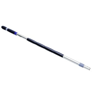 Maner telescopic Vileda 111385, albastru, din aluminiu, usor, rezistent, reglabil 100-180 cm, prindere ergonomica, anti-alunecare