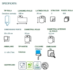 CE32329_Prosoape hartie derulare centrala Celtex Maxipull Trend Blue, albastru, 2 straturi, 108m, 450 portii, 6 role_bax, Food contact, Ecolabel_3