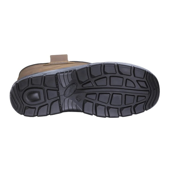 Cizme de protectie captusite, impermeabile, S3, SRC, CI, Pyrope, piele integrala hidrofuga maro, bombeu compozit, captuseala din blana ecologica, Coverguard