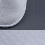 CM90080_Papuci hotelieri de lux, din frotir gros, albi, inchisi la varf, usori, talpa speciala 5mm, marime unica 44_5