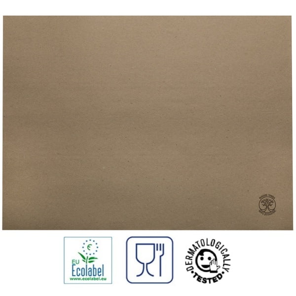 Placemat hartie MADRE TERRA, bej, 2 straturi, 30 x 40 cm, 100% material reciclat, 200 buc/pachet, 10 pach/bax, Celtex I-0018N