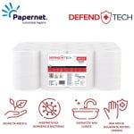 SD400760_Rola hartie cu derulare centrala, Defend Tech, Papernet 400760, albe, 2 straturi, celuloza, 77 m, 218 portii, 12 role_bax, Food Contact, EcoLabel_2