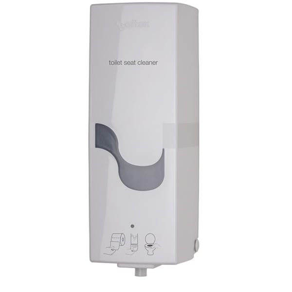Dozator solutie curatare colac WC, Celtex E-Control 95590, cu senzor, igienic, dozare controlata, compatibila cu rezerve CE89070